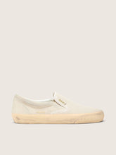 Men’s VCE Penstar in beige suede and pearl-colored sequins
