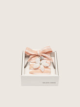 Skins white and pink striped laces with beaded and crystal charms