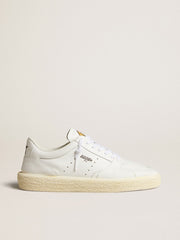 Women's Tenth Star in white leather