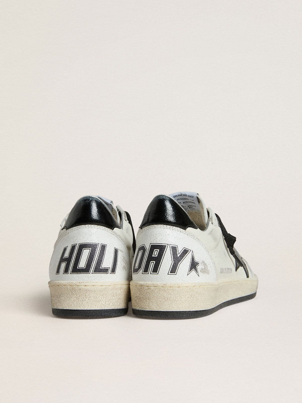 Women's Ball Star Wishes in nappa with black naplak star and heel tab