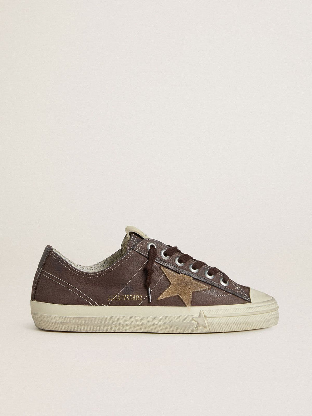 Women's V-Star in brown nubuck with tobacco-colored suede star