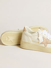 Women's Ball Star with pink nubuck star and heel tab