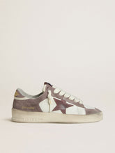 Women's Stardan LTD in nappa leather and suede with mauve suede star and lavender suede heel tab