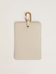 Worn white document holder