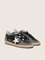 Women's gray and black Ball Star LTD in glitter with Skins