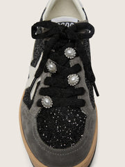 Women's gray and black Ball Star LTD in glitter with Skins