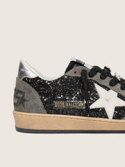 Women's gray and black Ball Star LTD in glitter with Skins