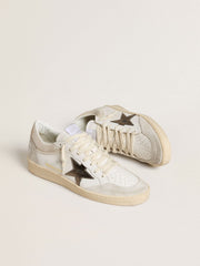 Women's Ball Star with metallic leather star and glossy leather heel tab