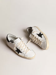 Sneaker black Swarovski crystals Super-Star LTD for women Golden Goose