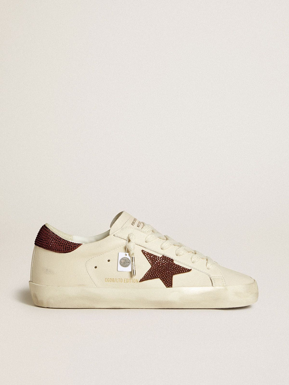 Women’s Super-Star with suede star and heel tab with Swarovski crystals
