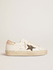 Hi Star with black and gold glitter star and gold heel tab