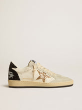 Women’s Ball Star in nappa and suede with glitter star and black heel tab