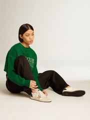 Women’s Ball Star in nappa and suede with glitter star and black heel tab