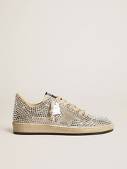 Women’s Ball Star with Swarovski crystals and gray suede star