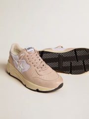 Women’s Running Sole in mesh and nubuck with silver metallic leather star