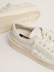 Women's Stardan sneakers in total white leather Golden Goose