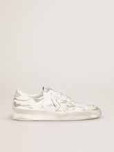Stardan sneakers in white leather with lived-in treatment