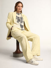 Women’s Purestar in white leather with silver Swarovski crystal star