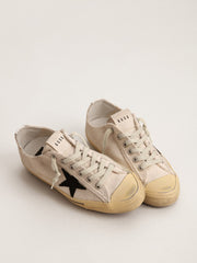 Women's V-Star with black suede star and embroidered lettering