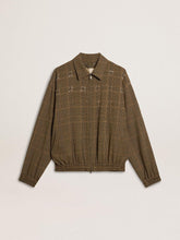 Women's wool bomber jacket