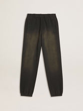 Unisex washed black joggers