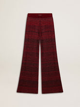 Irregular-striped cotton pants
