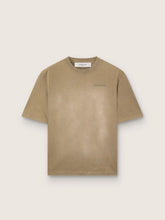 Unisex T-shirt in beige cotton jersey with embroidered logo