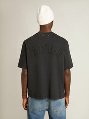 T-shirt in washed black with reverse logo on the back - Jersey Capsule