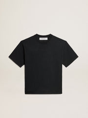 T-shirt in washed black with reverse logo on the back - Jersey Capsule