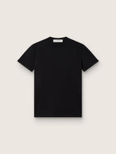 Women’s regular-fit distressed T-shirt in black