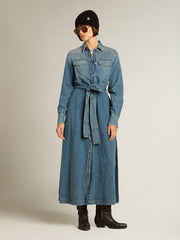 Women’s denim shirt dress Golden Goose