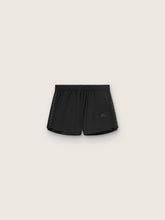 Women's black double-layer sports shorts