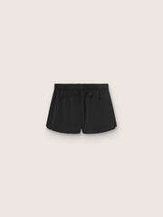 Women's black double-layer sports shorts
