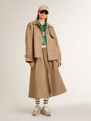 Women’s beige circle skirt