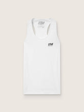 Women's white sports tank top
