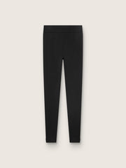 Women's black high-waist sports leggings
