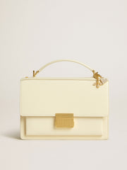 Venezia Bag in butter-colored boarded leather with double charm