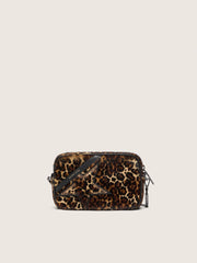 Mini Star Bag in animal-print pony skin with tone-on-tone star