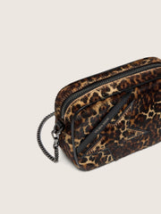 Mini Star Bag in animal-print pony skin with tone-on-tone star