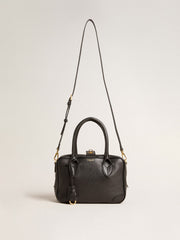 Vita Bag in black sheepskin leather with gold details