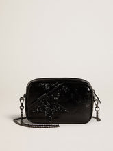 Mini Star Bag in black leather with Swarovski crystal star