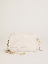Mini Star Bag in butter-white leather with tone-on-tone star