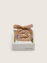 Skins multicolor wool laces with duck-shaped snap hook