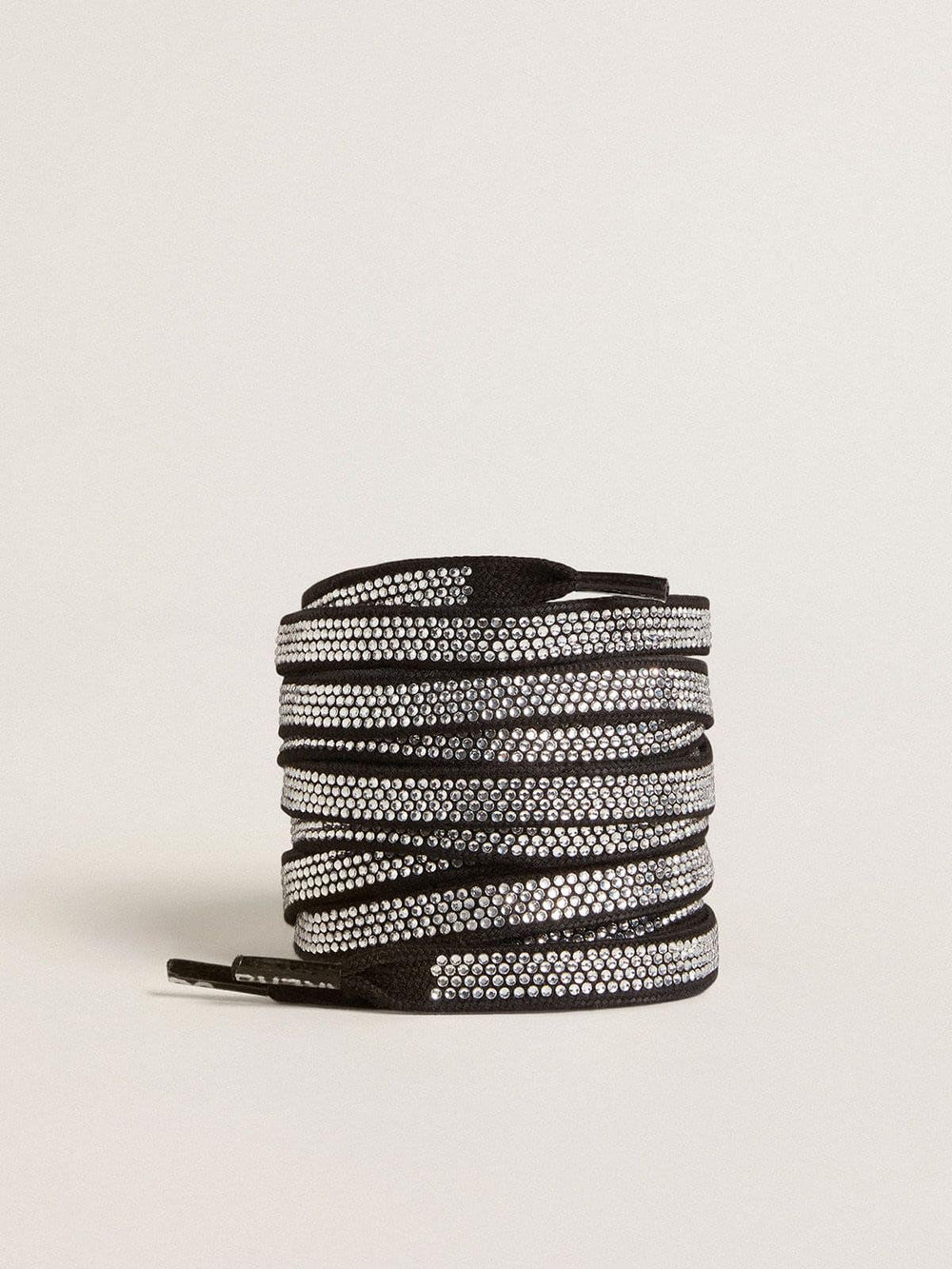 Swarovski laces with contrasting white logo