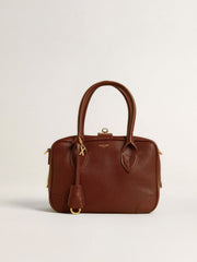 Letter X charm in gold-colored brass with crystals