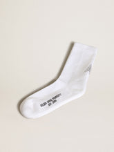 White socks with crystal star on the back