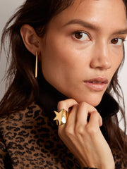 Ring in antique gold color