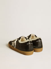 Men's Super-Star in matelassé nappa with leather star and shearling lining