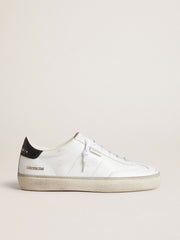 Men's Soul Star in white leather with black leather heel tab