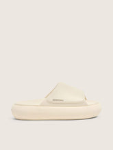 Men's Space-Star Slide slip-ons in white leather